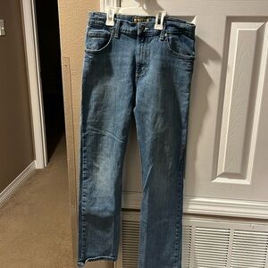 EUC light fade wrangler jeans
